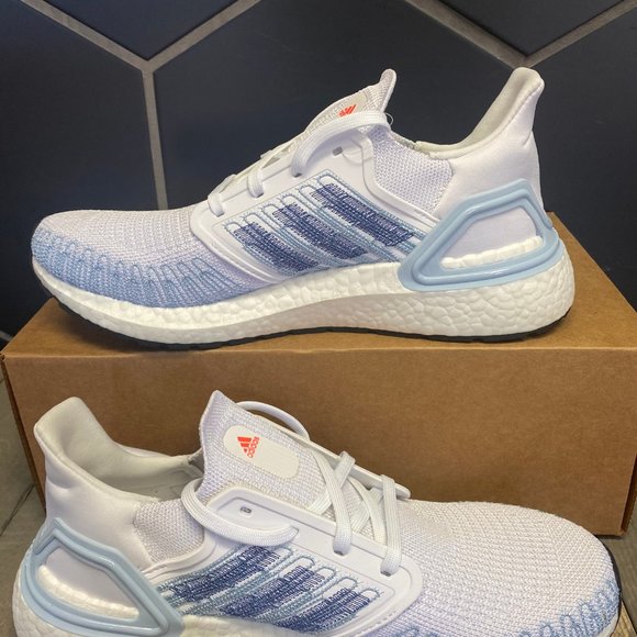 Adidas Ultraboost 2020 Ice Blue Running Shoes - Picture 2 of 6
